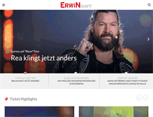 Tablet Screenshot of erwin-event.de
